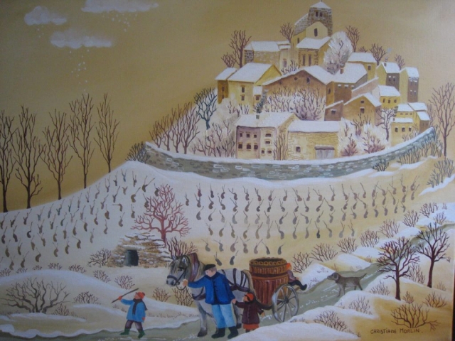 Neige en Beaujolais