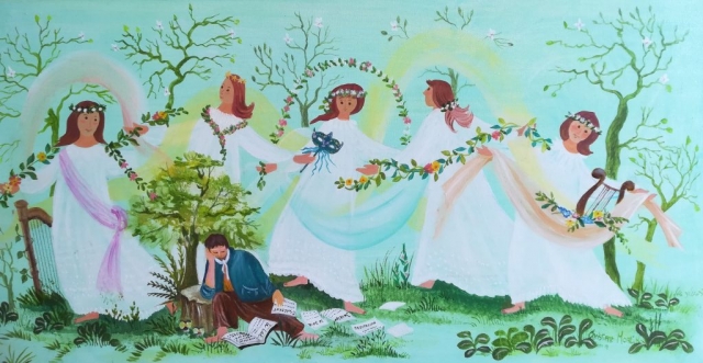 Les Muses inspirant le Poète
